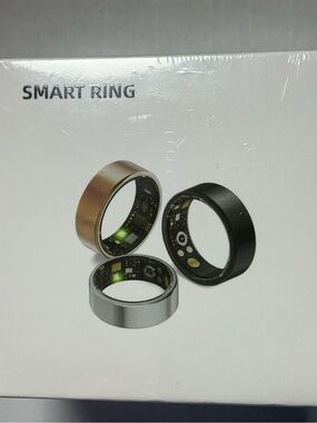 ★ Smart Ring Rose Gold Size 7 Fitness Tracker Sleep Monitor IP68
